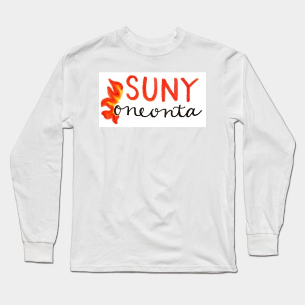 SUNY Oneonta Long Sleeve T-Shirt by nicolecella98